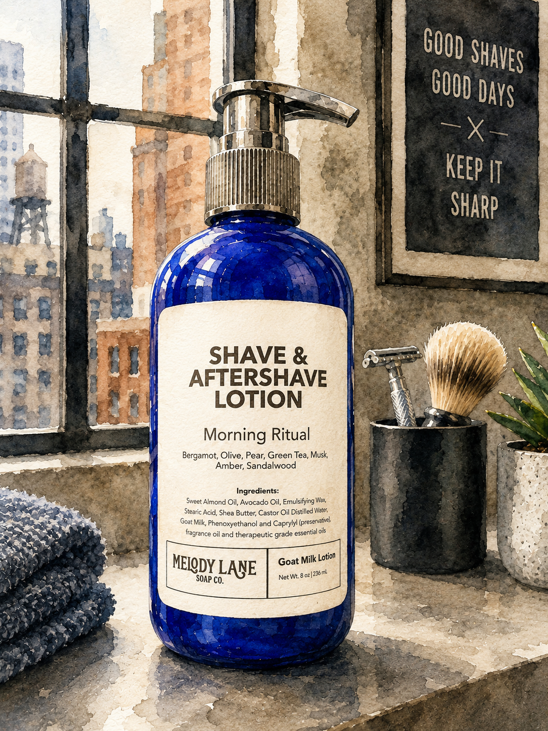 Shave & Aftershave Lotion