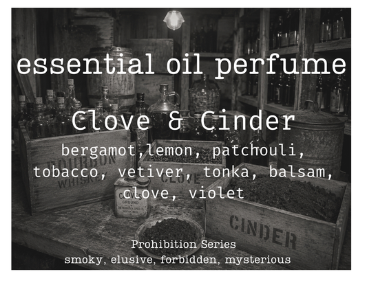 Essential Oil Perfume:  Prohibition Series