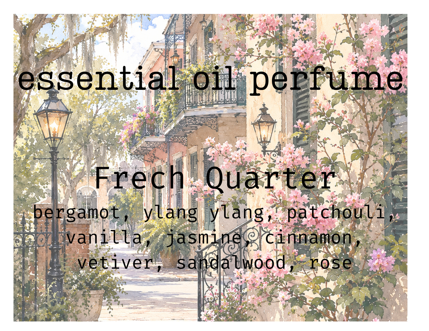 Essential Oil Perfume: Memories Series