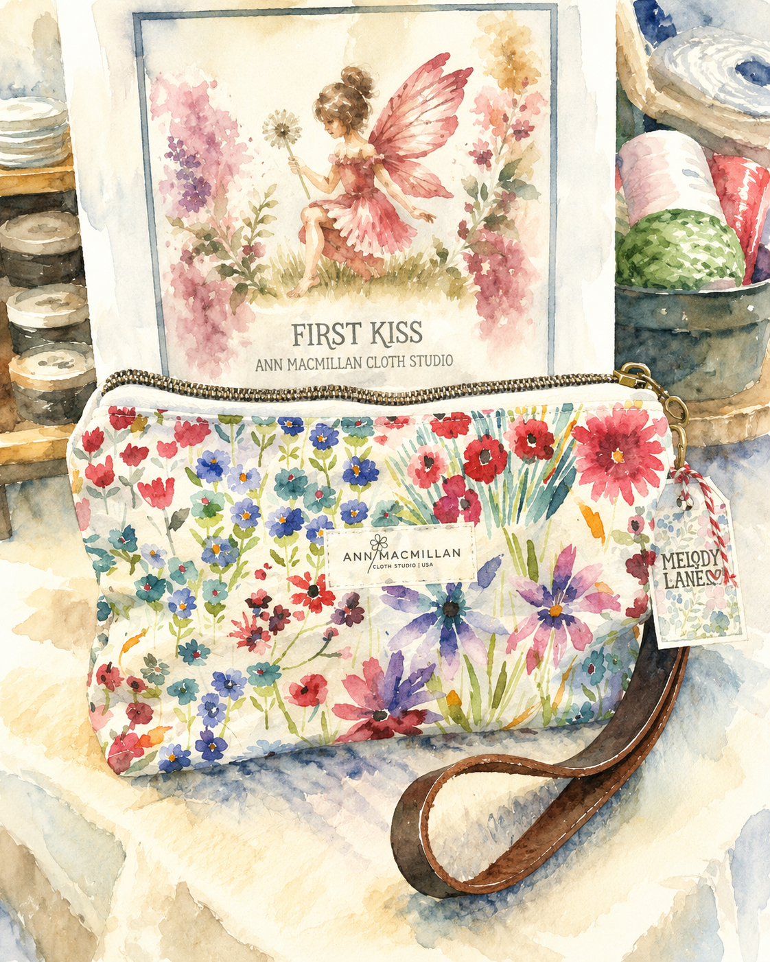Saddle & Stitch Wristlet