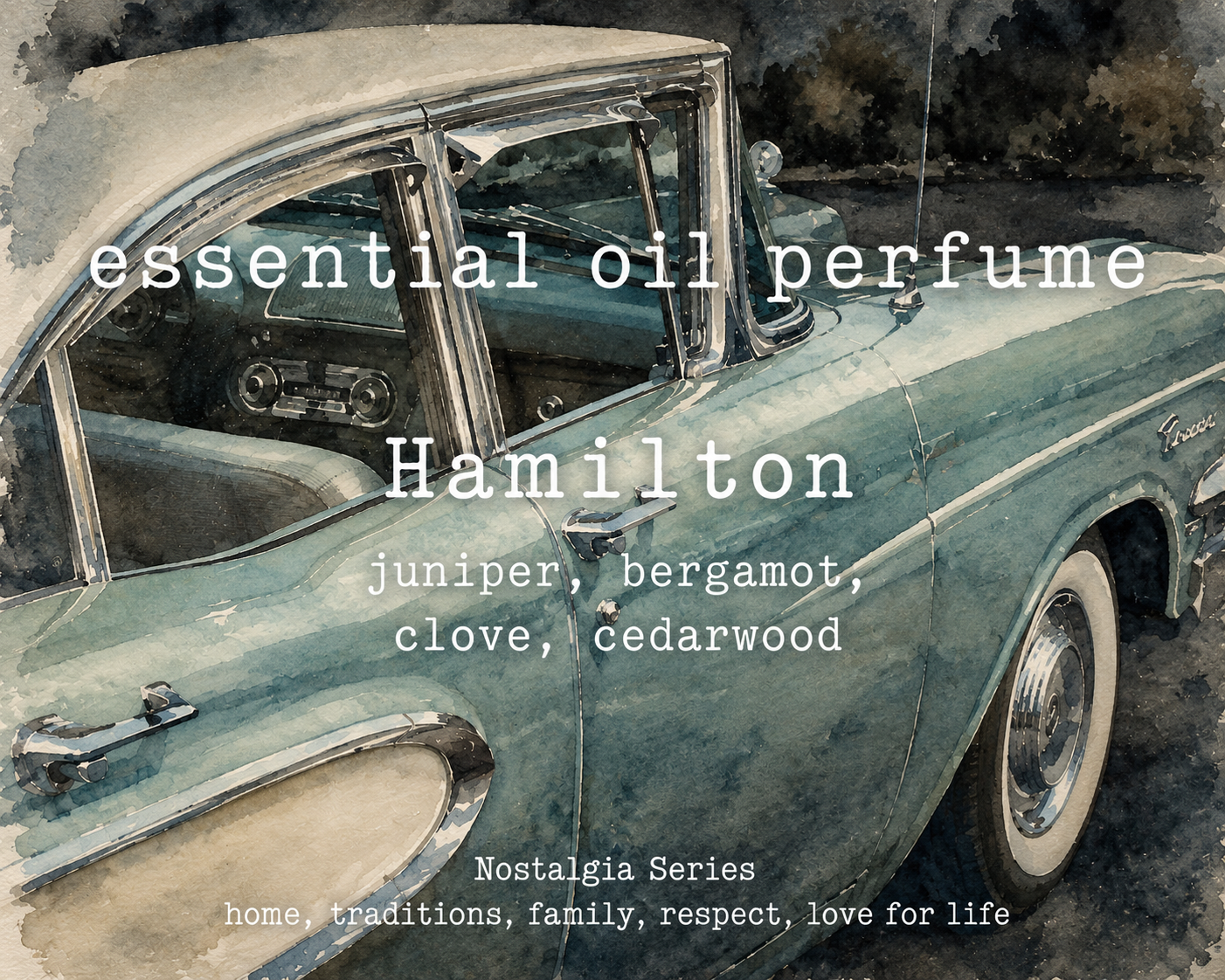 Essential Oil Perfume (Roll-on):  Nostalgia Series