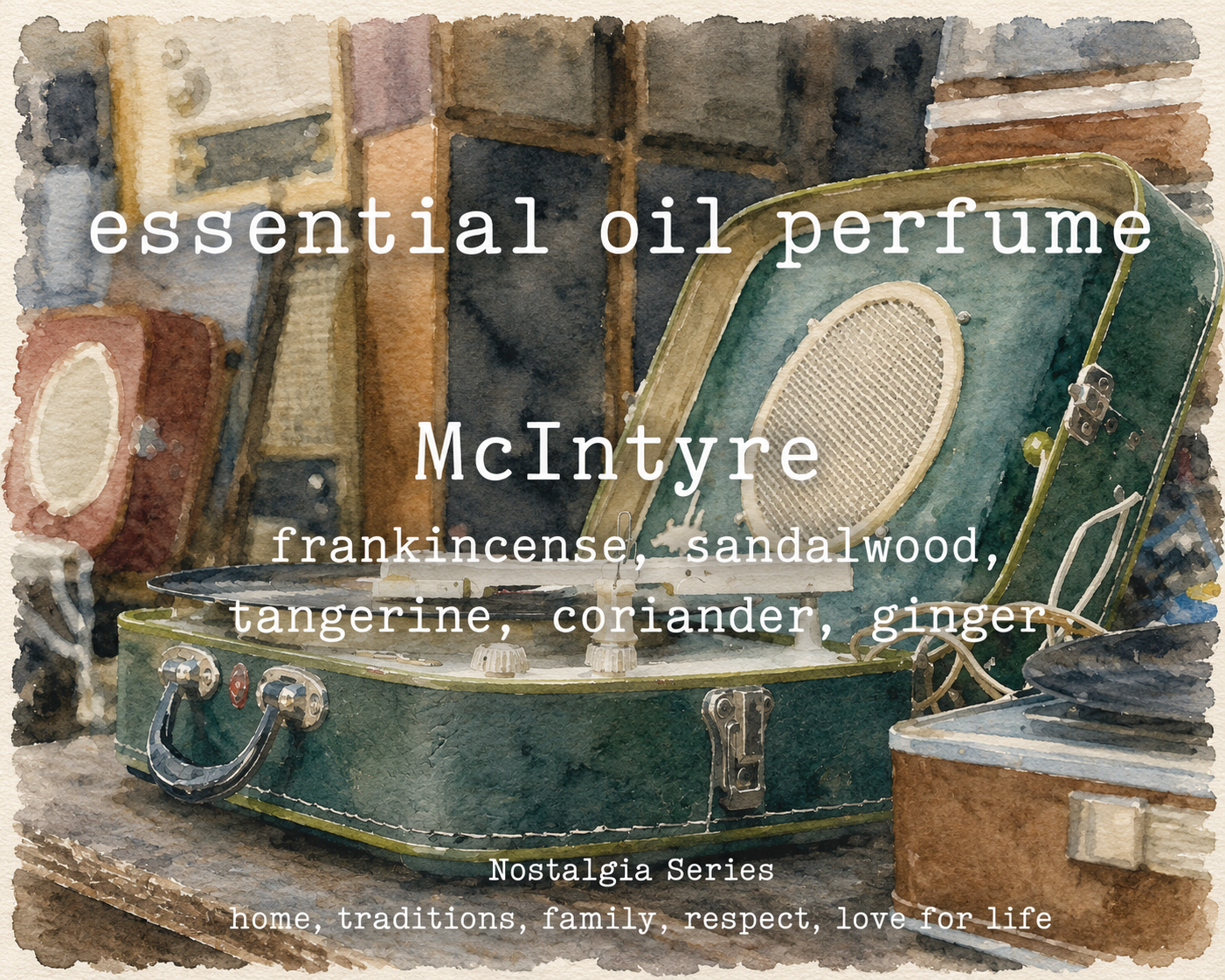 Essential Oil Perfume (Roll-on):  Nostalgia Series