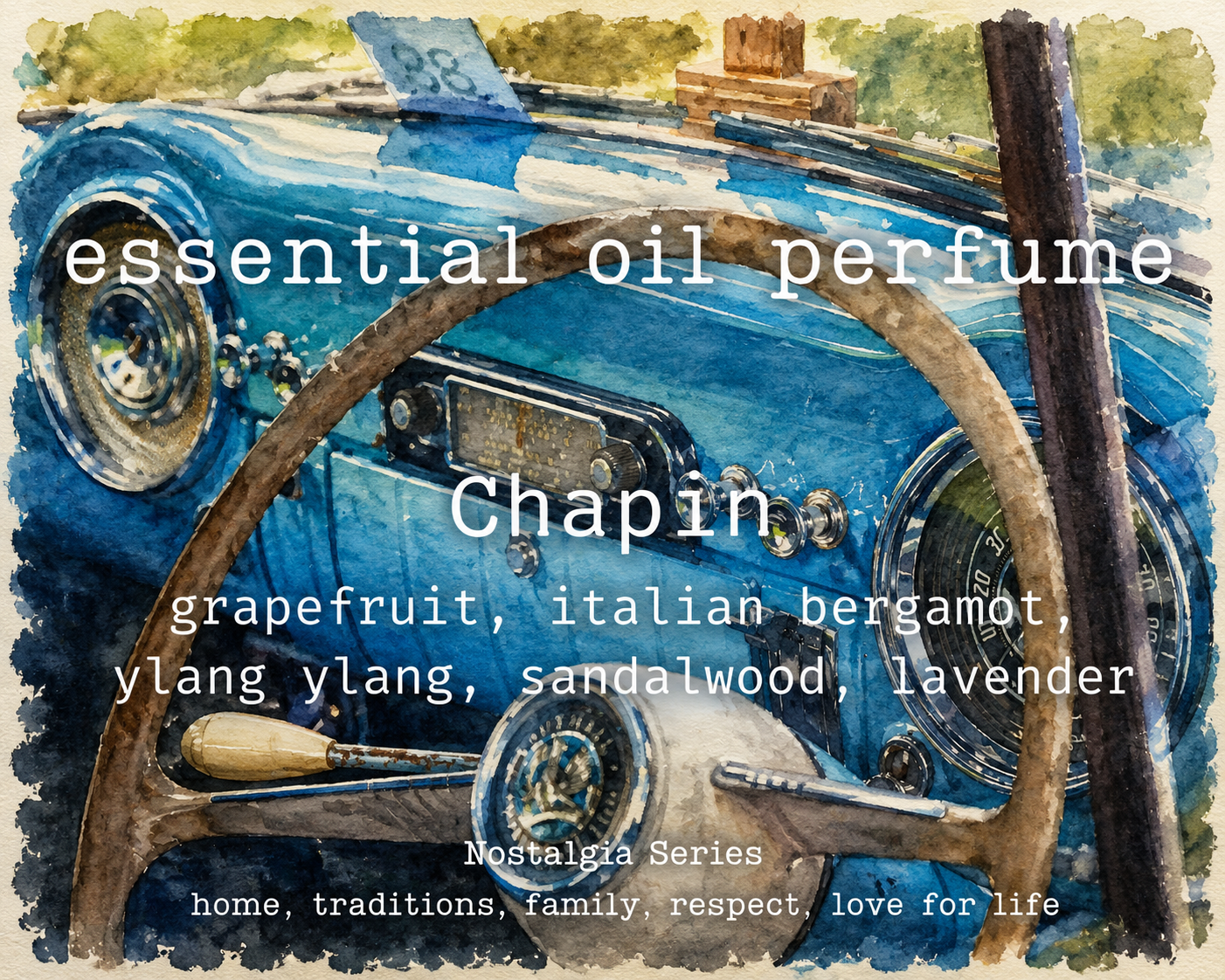 Essential Oil Perfume (Roll-on):  Nostalgia Series