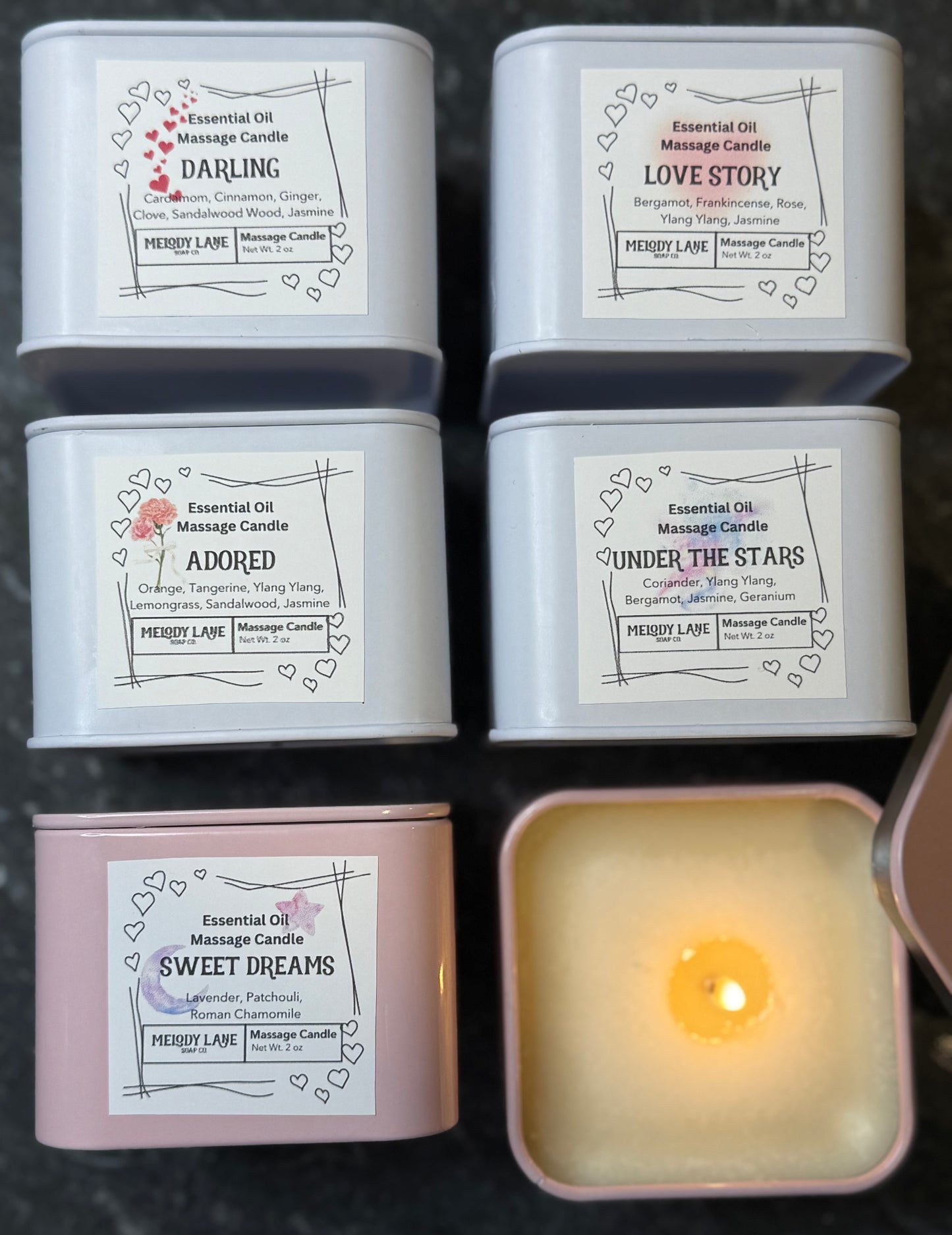 Massage Oil Candle