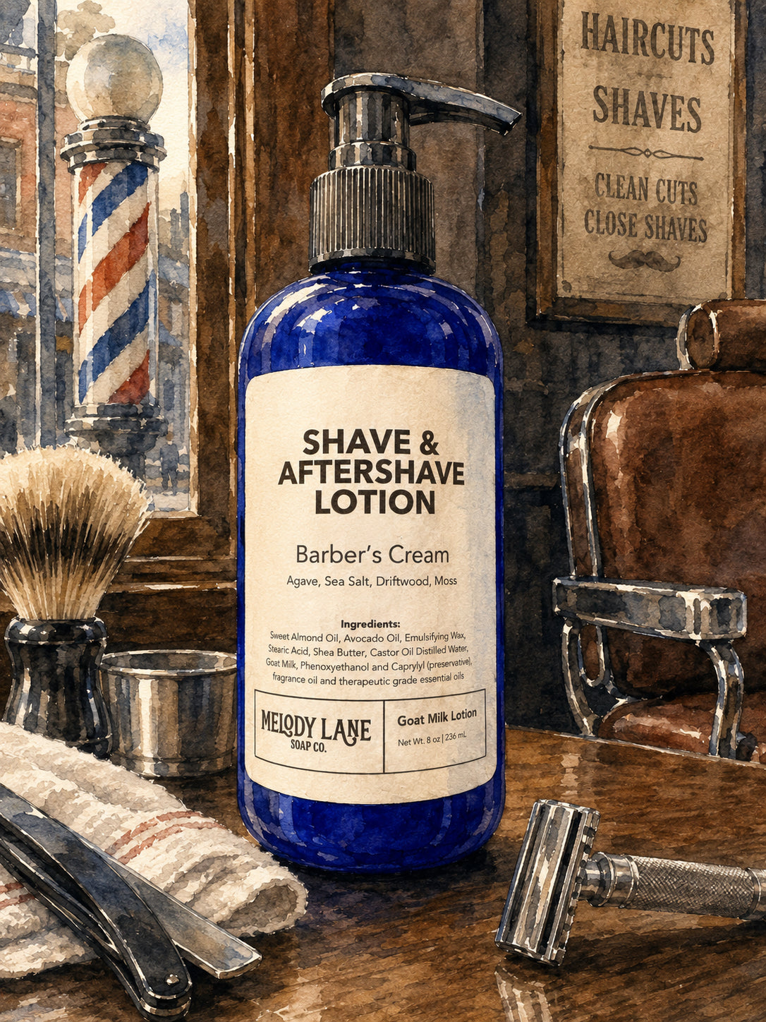 Shave & Aftershave Lotion
