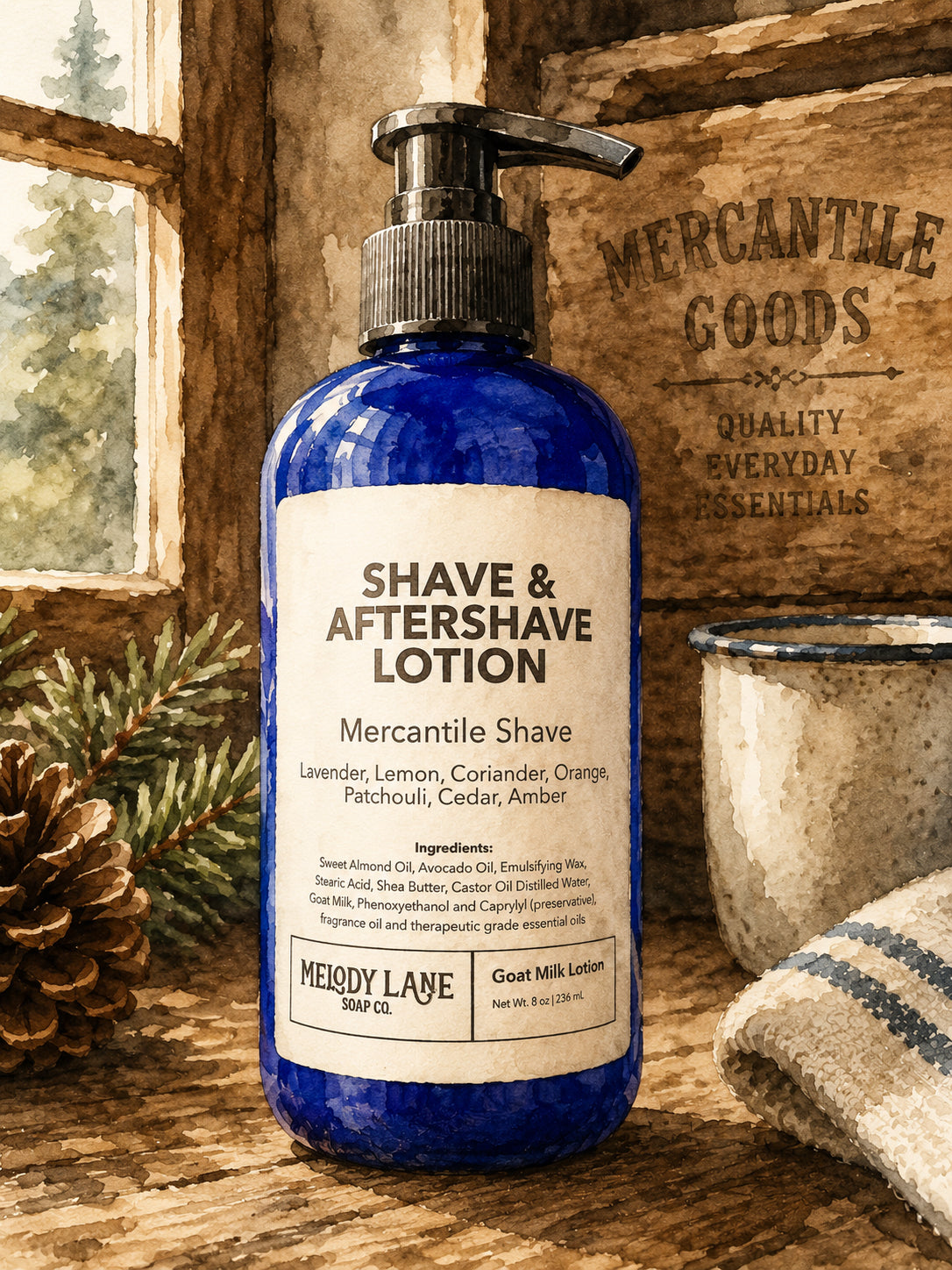 Shave & Aftershave Lotion